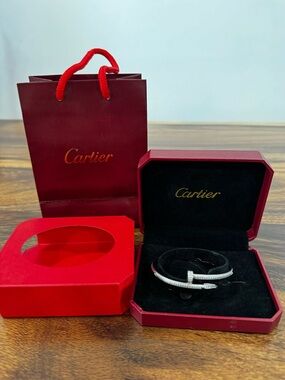 Cartier Nail Bracelet  + free Adam Foster earrings